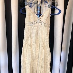 White crochet sundress